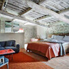 Modern und geschmackvoll eingerichtetes Schlafzimmer im Ferienhaus in Umbrien