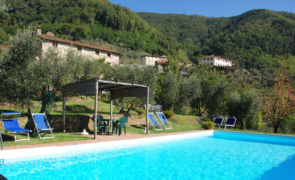 Der Pool des Giannello ist 12 x 6 Meter groß und dient zur Alleinnutzung