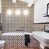 Modernes Badezimmer im Ferienhaus Caprara in Italien