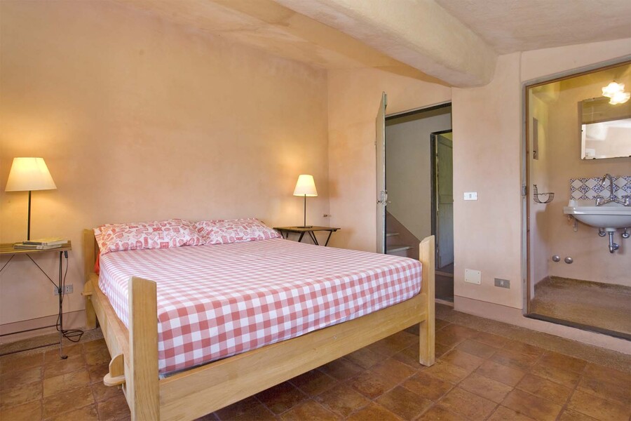 Schlafzimmer im Ferienhaus La Regolina in Ligurien
