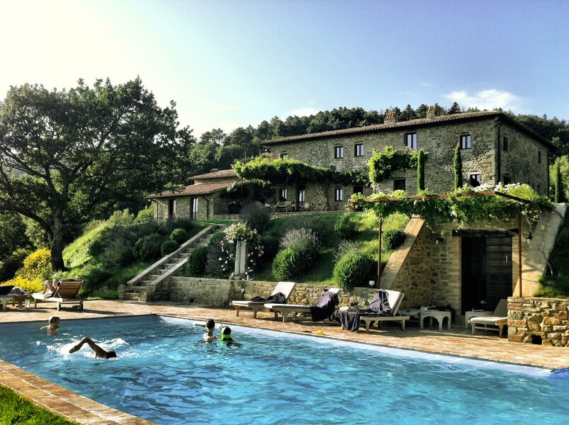 Sommerferien mit der Familie im Ferienhaus in Umbrien der Casa Bramasole