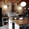 Stylische Küche in der Villa dell Orso im Piemont