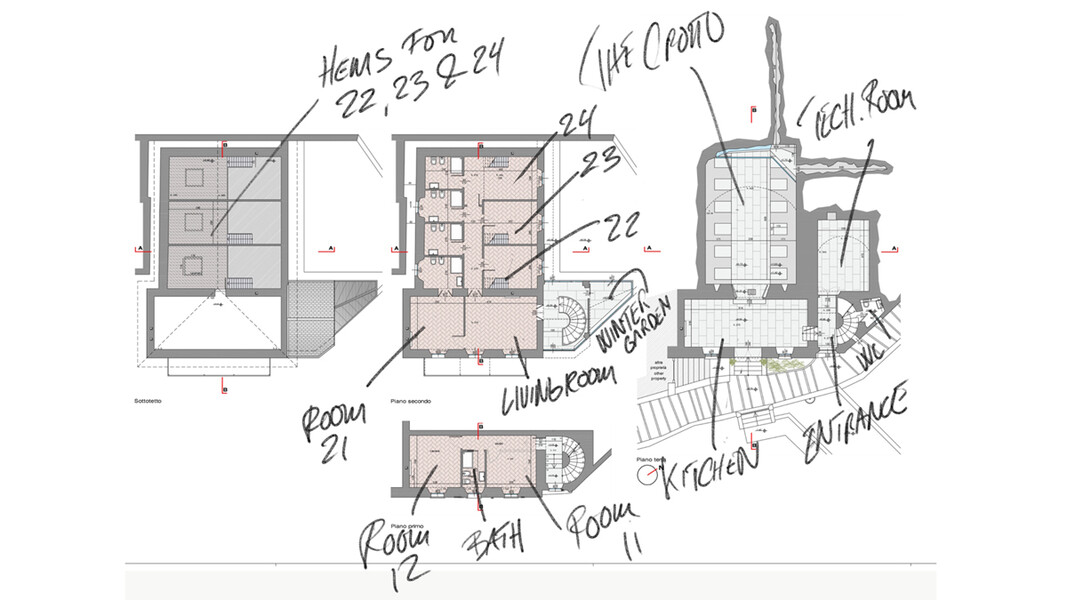 Villa Crotto map