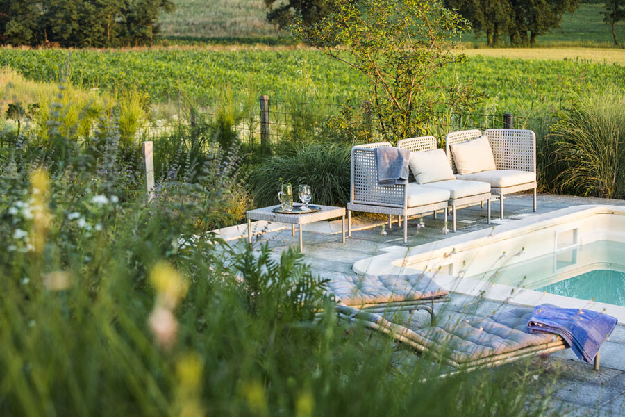 Schwimmbad zur Alleinnutzung im Ferienhaus Cascina Monferrato