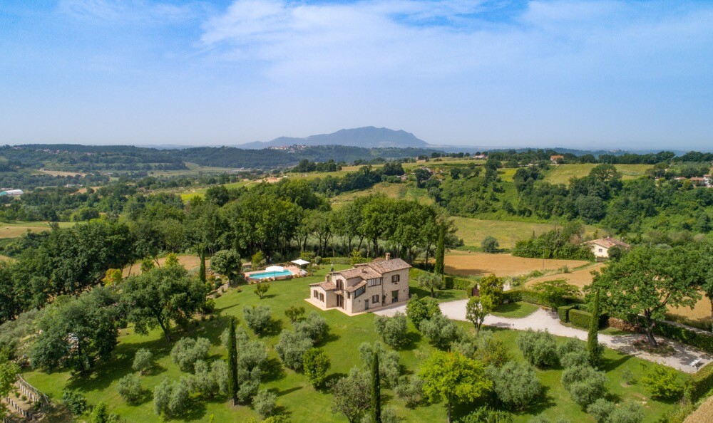 2. View on the villa