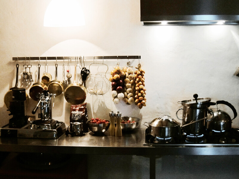 Modern kitchen Boffi in the villa Bramasole in Umbria