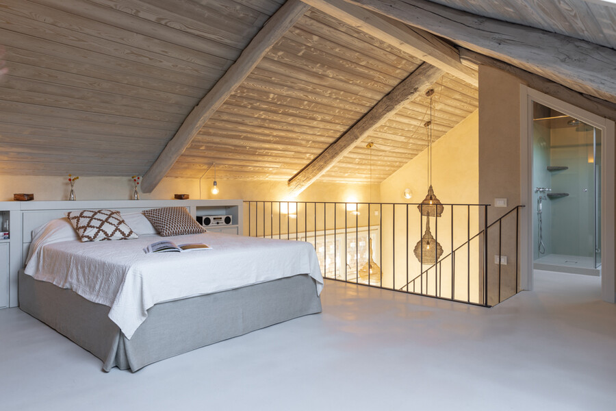 Exklusives Doppelzimmer in der Casa Moscata im Piemont