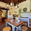 Kitchen in the country villa Macennere in Lucca in Tuscany