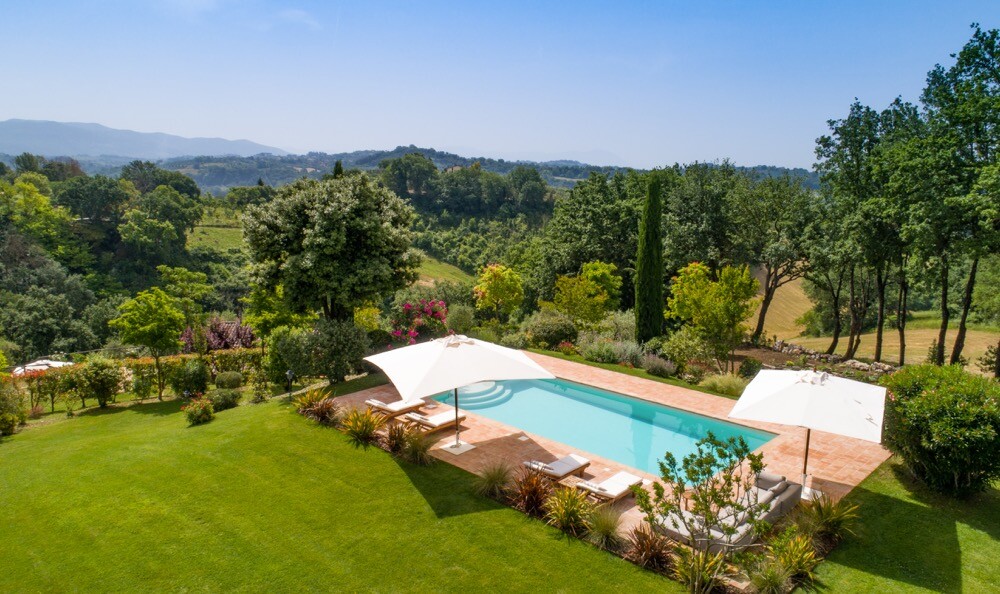 3. View on the pool