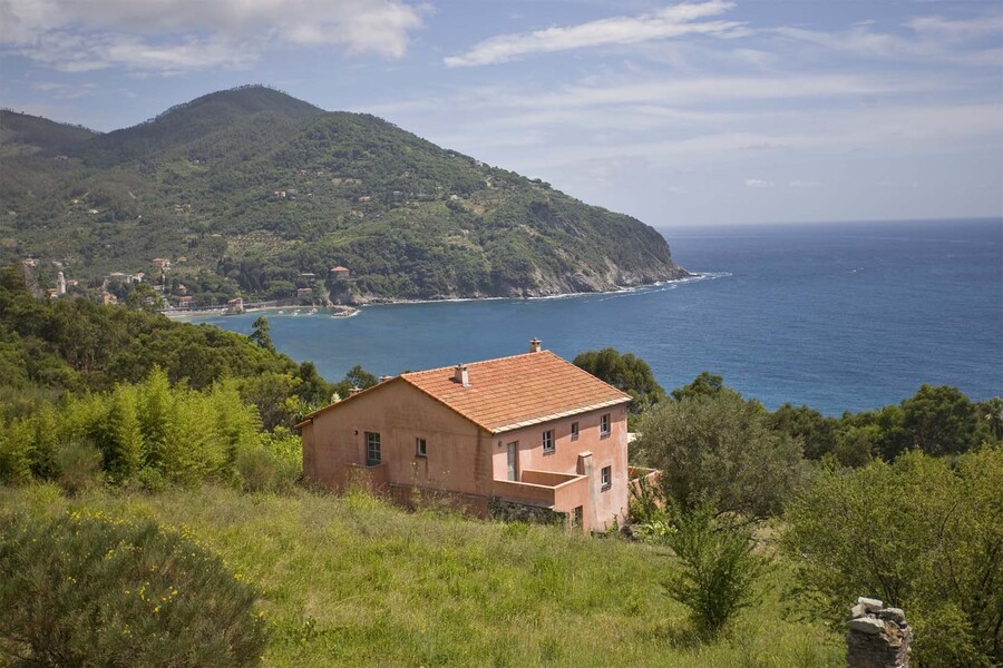Ferienhaus La Regolina in Ligurien mit Meerblick