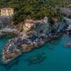 roc villa castiglioncello drone foto.