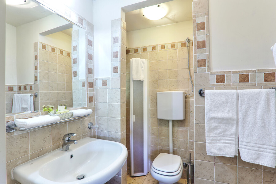 Jedes der Schlafzimmer des Ferienhaus Clara hat ein eigenes Badezimmer