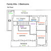 Villa Scimone Family Villa First floor floormap