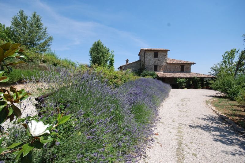 Todi Umbrisches-Land Umbrien Casale Rose Garden gallery 002