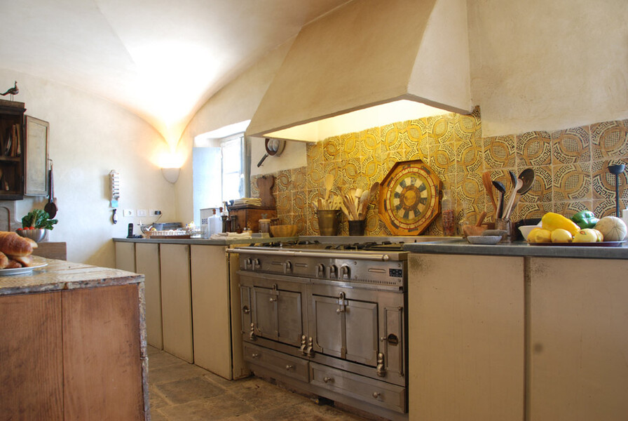 Küche des Ferienhauses Le Porciglia in der Toskana bei Siena