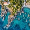 roc villa castiglioncello tuscany -  vista aerea .